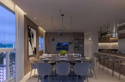 Apartamento 3 suítes e 2 vagas de garagem em balneário perequê/sc