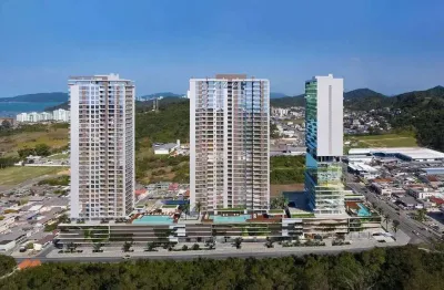 Apartamento na planta com 2 suítes e 2 vagas de garagem na praia brava de itajaí/sc