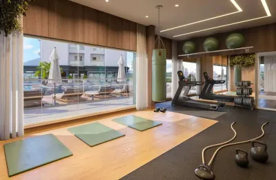 Apartamento na planta com 4 dormitórios sendo 2 suítes e 2 vagas de garagem - itapema/sc