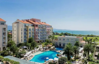 Cobertura com 2 dormitórios, sendo 1 suíte, para locaçao diária, 130 m² por r$ 700,00 - jurerê - florianópolis/sc