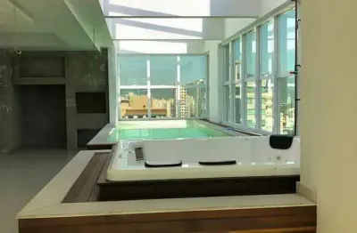 Cobertura duplex, 5 dormitórios(5 s), 417m2 - meia praia - itapema/sc