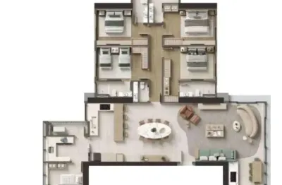 Apartamento com 4 quartos à venda no centro, balneário camboriú  por r$ 7.143.582