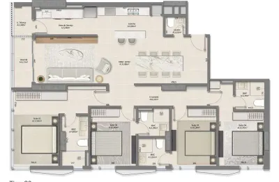 Apartamento com 4 quartos à venda em pioneiros, balneário camboriú  por r$ 3.300.000