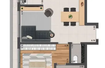 Apartamento com 2 quartos à venda no saco grande, florianópolis  por r$ 1.107.717