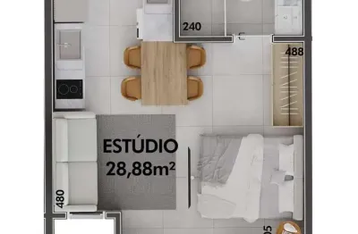 Loft com 1 quarto à venda no Cachoeira do Bom Jesus, Florianópolis  por R$ 721.872