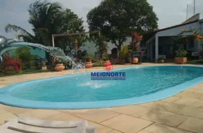 Casa com 2 dormitórios à venda, 1400 m² por r$ 5.000.000,00 - araçagy - são josé de ribamar/ma