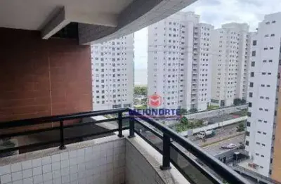 Apartamento de 117m² na ponta d'areia com vista e lazer completo