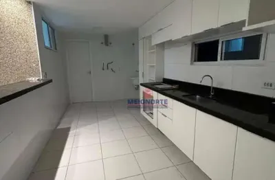 Apartamento com 3 dormitórios para alugar, 125 m² por r$ 8.500/mês - ponta do farol - são luís/ma