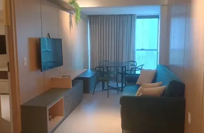 Lindo apartamento mobiliado beach class ,ondina ,01 vaga de garagem .
