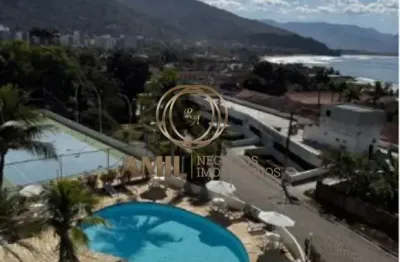 Apartamento, wembley forest sea, planejado e com varanda e ar condicionado, 137m², ubatuba