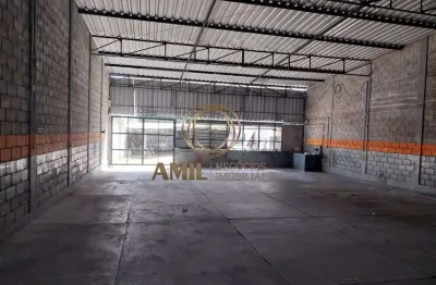 Galpão comercial de 300m² para locação no parque itamarati - jacareí, ra amil aluga - agende sua visita!
