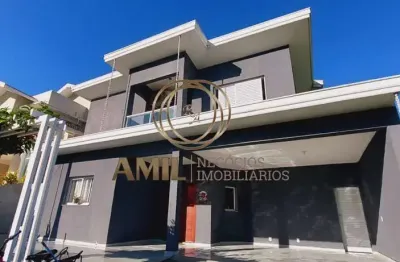 Casa de luxo em condomínio à venda em caçapava-sp  3 quartos, 3 suítes, 2 salas, 5 banheiros  264m²  condomínio terras do vale