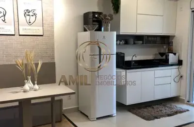 Ra amil aluga apartamento de 01 dormitório, mobiliado, 40m², com varanda no edifício moriah aquarius, altos do esplanada, são josé dos campos