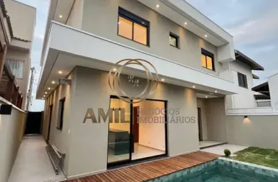 Casa de luxo à venda em tremembé-sp: 4 suítes, 250m², sustentável e inteligente no condomínio pinheiros de tremembé!