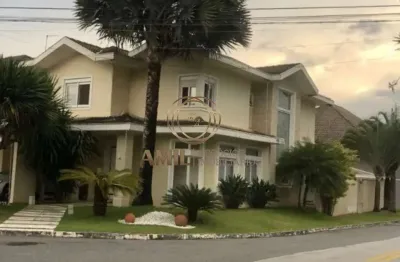 Ra amil negócios imobiliários aluga-se belíssimo sobrado mobiliado com 5 suítes no condomínio villas de santana - jacareí- sp