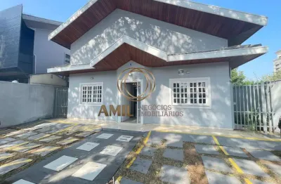 Ra amil aluga sobrado comercial, 290m², 3 dormitórios/ 1 suíte, 4 salas, churrasqueira, vila ema, região central