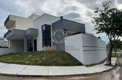Casa térrea / condomínio terras do vale / 03 dormitórios com 03 suítes / 167,51m² ac / 334,60m² terreno / caçapava