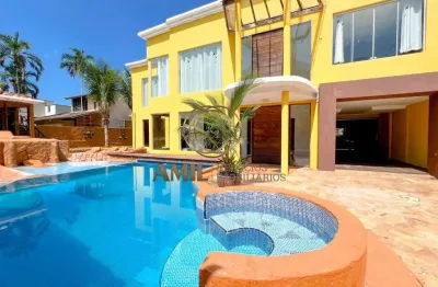 Casa/condominio park imperial/massaguaçu/5 dormitórios, todods suítes/1420m²/caraguatatuba