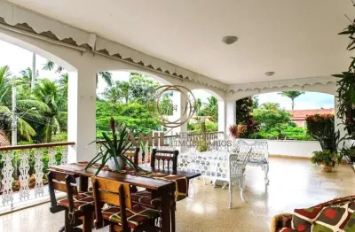 Casa, praia de barequeçaba, 06 dormitórios sendo 04 suites, 586m²,  60m da praia, são sebastião