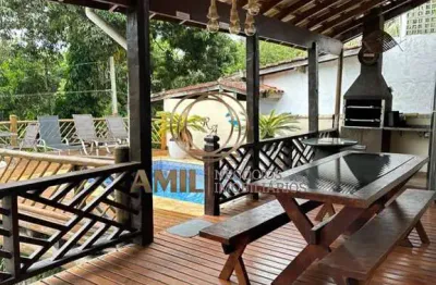 Casa / bairro de cabarau, praia do veloso / 03 dormitórios / 450m² /ilhabela / permuta