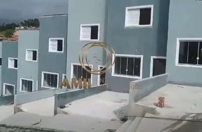 Ra amil vende sobrado casa 02 64m2 condomínio fechado  centro de santa branca/sp