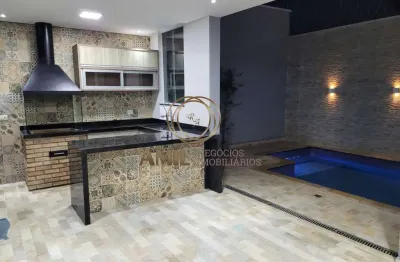 Casa sobrado no condominio residencial tecoara / 03 dormitórios sendo 1 suite / 270m²/ taubaté