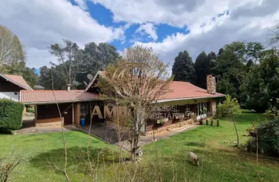 Ra amil vende casa com área 7.000 m² - 5 lotes com residencia - alto do capivari - campos de jordão