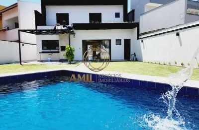 Duplex de luxo novo em condomínio fechado no condomínio parque das araucárias em tremembé/sp