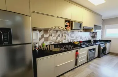 Lindo apartamento mobiliado no residencial bosque independência composto por  2 dormitórios, sendo 1 suíte toda planejada, sala ampla para 2 ambientes e sacada com linda vista, ótima