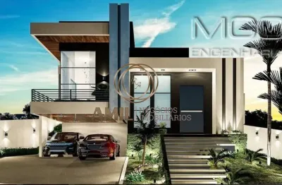 Casa em construção 3 suítes / 290m² alto padrão - alphaville ll