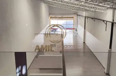 Ra amil negócios imobiliários aluga galpão com edícula de 320m² com pé direito de 6,5m no jardim américa zona sul