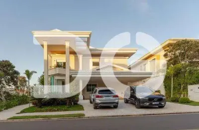 Casa à venda em campinas, alphaville dom pedro, com 4 suítes, com 530 m², alphaville dom pedro