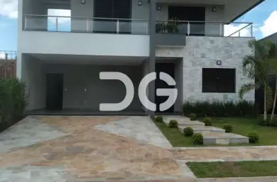 Casa à venda em paulínia, parque brasil 500, com 4 suítes, com 260 m², royal garden