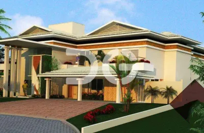 Casa à venda em campinas, loteamento chácaras vale das garças, com 5 suítes, com 910 m²