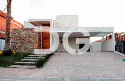Casa à venda em campinas, loteamento mont blanc residence, com 3 suítes, com 350 m²