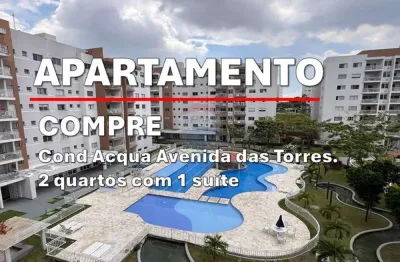 Vendo apartamento, Cond Acqua Avenida das Torres, 69m², 2 quartos  com 1 suíte, Parque Dez