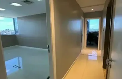 Sala ampla com 160m, 05 vagas, ar dutado e 03 banheiros com bela vista no Salvador Shopping Business!