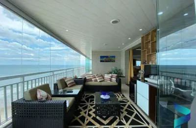 Cobertura com 3 dormitórios à venda, 326 m² por r$ 3.500.000,00 - aviação - praia grande/sp