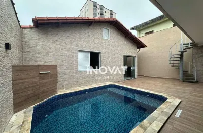 Casa com 3 dormitórios à venda, 187 m² por r$ 1.100.000 - vila assunção - praia grande/sp