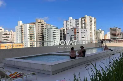 Apartamento com 1 dormitório à venda, 57 m² por r$ 388.000,00 - tupi - praia grande/sp