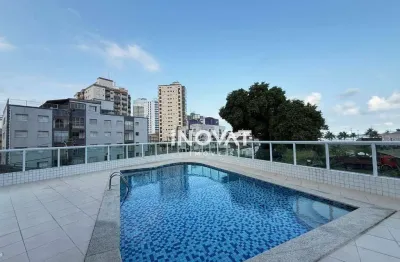 Apartamento com 2 dormitórios à venda, 74 m² por r$ 520.000,00 - caiçara - praia grande/sp