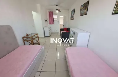 Kitnet com 1 dormitório à venda, 46 m² por r$ 230.000,00 - vilamar - praia grande/sp