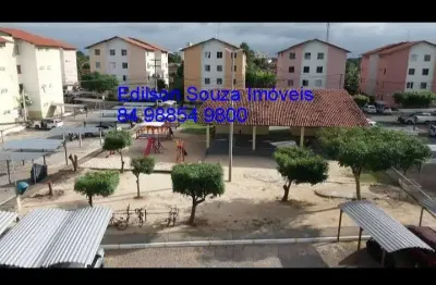 Apartamento com 2 quartos à venda na cap martinho machado, 2081, passagem de areia, parnamirim, 55 m2 por r$ 114.500