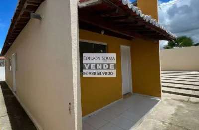 Casa em condomínio fechado com 2 quartos à venda na rua josé basílio do nascimento, 12, centro, são gonçalo do amarante, 65 m2 por r$ 165.000