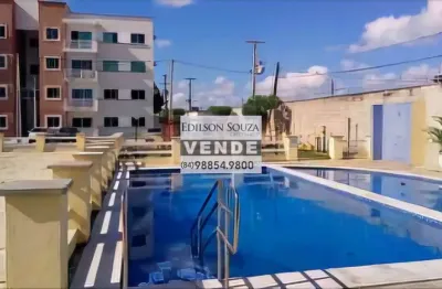 Apartamento com 2 quartos à venda na rua cândido martins dos santos, 1130, rosa dos ventos, parnamirim, 65 m2 por r$ 168.000