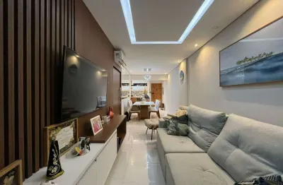 Apartamento 2 dormitórios sendo 1 suíte na guilhermina em praia grande/sp