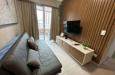 Apartamento com 1 quarto à venda na rua caribas, 88, aviação, praia grande, 54 m2 por r$ 450.000