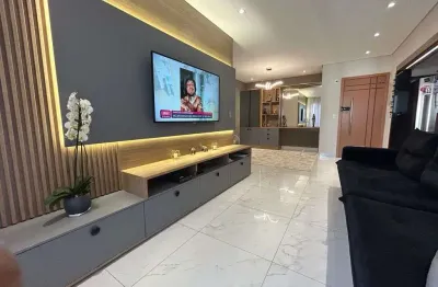 Apartamento à venda no canto do forte, mobiliado em praia grande/sp.