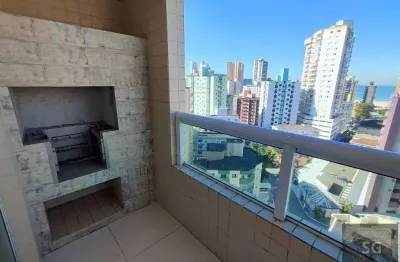 Apartamento 2 dorm sendo 1 suíte vista mar na vila guilhermina praia grande - sp