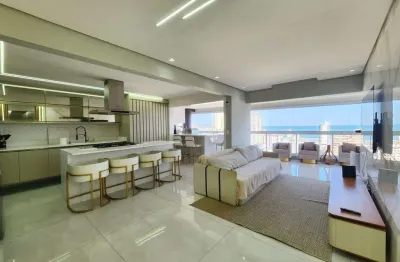 Lindo apartamento na guilhermina em praia grande | 03 suítes | porteira fechada.